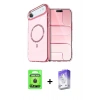 MARSİLYAN™- iPhone 17 Air Kılıf Kıvılcım Form Prime - Siyah Bilvis 5in1 3D Magic Cam Ekran Koruyucu + Raze Metal Kamera Lens - SH