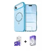 MARSİLYAN™- iPhone 17 Air Kılıf Kıvılcım Form Prime - Siyah Bilvis 5in1 3D Magic Cam Ekran Koruyucu + Bilvis Titan Kamera Lens - SH