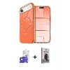 MARSİLYAN™- iPhone 17 Air Kılıf Kıvılcım Form Prime - Siyah Bilvis Hayalet Cam Ekran Koruyucu + Bilvis Titan Kamera Lens - SH