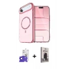 MARSİLYAN™- iPhone 17 Air Kılıf Kıvılcım Form Prime - Siyah Bilvis Hayalet Cam Ekran Koruyucu + Bilvis Titan Kamera Lens - SH