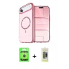 MARSİLYAN™- iPhone 17 Air Kılıf Kıvılcım Form Prime - Siyah Joko Magic 5D Hayalet Cam + Raze Metal Kamera Lens - GS