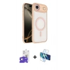 MARSİLYAN™- iPhone 17 Air Kılıf Kıvılcım Prime - Siyah 3D Antistatik Seramik Nano Ekran Koruyucu + Bilvis Titan Kamera Lens - GD