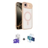 MARSİLYAN™- iPhone 17 Air Kılıf Kıvılcım Prime - Siyah 3D Antistatik Seramik Nano Ekran Koruyucu + Bilvis Titan Kamera Lens - GS