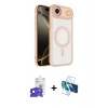 MARSİLYAN™- iPhone 17 Air Kılıf Kıvılcım Prime - Siyah 3D Antistatik Seramik Nano Ekran Koruyucu + Bilvis Titan Kamera Lens - LT