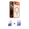 MARSİLYAN™- iPhone 17 Air Kılıf Kıvılcım Prime - Siyah Bilvis 5in1 5D Magic Hayalet Cam Ekran Koruyucu + Bilvis Titan Kamera Lens - LT