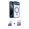 MARSİLYAN™- iPhone 17 Air Kılıf Kıvılcım Prime - Siyah Bilvis 5in1 5D Magic Hayalet Cam Ekran Koruyucu + Bilvis Titan Kamera Lens - GS