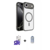 MARSİLYAN™- iPhone 17 Air Kılıf Kıvılcım Prime - Siyah Joko Magic 5D Cam + Bilvis Titan Kamera Lens - GD
