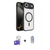 MARSİLYAN™- iPhone 17 Air Kılıf Kıvılcım Prime - Siyah Joko Magic 5D Cam + Bilvis Titan Kamera Lens - GD
