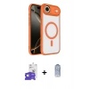 MARSİLYAN™- iPhone 17 Air Kılıf Kıvılcım Prime - Siyah Joko Magic 5D Cam + Bilvis Titan Kamera Lens - GS