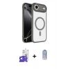 MARSİLYAN™- iPhone 17 Air Kılıf Kıvılcım Prime - Siyah Joko Magic 5D Cam + Bilvis Titan Kamera Lens - GS