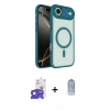 MARSİLYAN™- iPhone 17 Air Kılıf Kıvılcım Prime - Siyah Joko Magic 5D Cam + Bilvis Titan Kamera Lens - GS