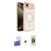MARSİLYAN™- iPhone 17 Air Kılıf Kıvılcım Prime - Siyah Joko Magic 5D Hayalet Cam + Bilvis Titan Kamera Lens - LT