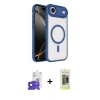MARSİLYAN™- iPhone 17 Air Kılıf Kıvılcım Prime - Siyah Joko Magic 5D Hayalet Cam + Bilvis Titan Kamera Lens - LT