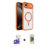 MARSİLYAN™- iPhone 17 Air Kılıf Kıvılcım Prime - Siyah Joko Magic 5D Hayalet Cam + Bilvis Titan Kamera Lens - GD