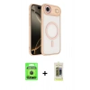 MARSİLYAN™- iPhone 17 Air Kılıf Kıvılcım Prime - Siyah Joko Magic 5D Hayalet Cam + Raze Metal Kamera Lens - SH