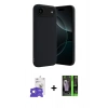 MARSİLYAN™- iPhone 17 Air Kılıf Kozmos Yansıma Özel Seri - Şeffaf 360 Full Body Arka Koruyucu + Bilvis Titan Kamera Lens - GS