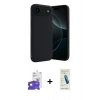MARSİLYAN™- iPhone 17 Air Kılıf Kozmos Yansıma Özel Seri - Şeffaf Pasifik Cam Ekran Koruyucu + Bilvis Titan Kamera Lens - GD