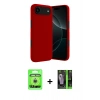 MARSİLYAN™- iPhone 17 Air Kılıf Kozmos Yansıma Özel Seri - Siyah 360 Mat Full Body Arka Koruyucu + Raze Metal Kamera Lens - GS