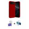 MARSİLYAN™- iPhone 17 Air Kılıf Kozmos Yansıma Özel Seri - Siyah 3D Antistatik Seramik Nano Ekran Koruyucu + Bilvis Titan Kamera Lens - LT