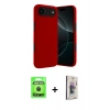 MARSİLYAN™- iPhone 17 Air Kılıf Kozmos Yansıma Özel Seri - Siyah Bilvis 3D Cam Ekran Koruyucu + Raze Metal Kamera Lens - SH