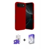 MARSİLYAN™- iPhone 17 Air Kılıf Kozmos Yansıma Özel Seri - Siyah Bilvis 5in1 3D Magic Cam Ekran Koruyucu + Gold Bilvis Titan Kamera Lens