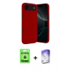 MARSİLYAN™- iPhone 17 Air Kılıf Kozmos Yansıma Özel Seri - Siyah Bilvis 5in1 3D Magic Cam Ekran Koruyucu + Raze Metal Kamera Lens - MI