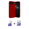 MARSİLYAN™- iPhone 17 Air Kılıf Kozmos Yansıma Özel Seri - Siyah Bilvis 5in1 5D Magic Hayalet Cam Ekran Koruyucu + Bilvis Titan Kamera Lens - GS