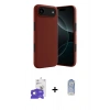 MARSİLYAN™- iPhone 17 Air Kılıf Kozmos Yansıma Özel Seri - Siyah Joko Magic 5D Cam + Bilvis Titan Kamera Lens - GD