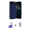 MARSİLYAN™- iPhone 17 Air Kılıf Kozmos Yansıma Özel Seri - Siyah Joko Magic 5D Cam + Bilvis Titan Kamera Lens - GD