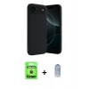 MARSİLYAN™- iPhone 17 Air Kılıf Kozmos Yansıma Özel Seri - Siyah Joko Magic 5D Cam + Raze Metal Kamera Lens - GD