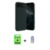 MARSİLYAN™- iPhone 17 Air Kılıf Kozmos Yansıma Özel Seri - Siyah Joko Magic 5D Cam + Raze Metal Kamera Lens - MI