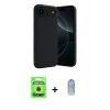 MARSİLYAN™- iPhone 17 Air Kılıf Kozmos Yansıma Özel Seri - Siyah Joko Magic 5D Cam + Raze Metal Kamera Lens - SH