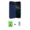MARSİLYAN™- iPhone 17 Air Kılıf Kozmos Yansıma Özel Seri - Siyah Joko Magic 5D Cam + Raze Metal Kamera Lens - SH