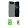 MARSİLYAN™- iPhone 17 Air Kılıf Kozmos Yansıma Özel Seri - Siyah Joko Magic 5D Hayalet Cam + Raze Metal Kamera Lens - MI
