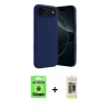 MARSİLYAN™- iPhone 17 Air Kılıf Kozmos Yansıma Özel Seri - Siyah Joko Magic 5D Hayalet Cam + Raze Metal Kamera Lens - MI