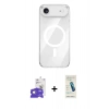 MARSİLYAN™- iPhone 17 Air Kılıf Kutup Klasik Serisi - Şeffaf Pasifik Cam Ekran Koruyucu + Bilvis Titan Kamera Lens - GD