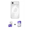 MARSİLYAN™- iPhone 17 Air Kılıf Kutup Klasik Serisi - Siyah Bilvis 5in1 3D Magic Cam Ekran Koruyucu + Bilvis Titan Kamera Lens - GD