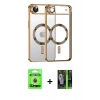 MARSİLYAN™- iPhone 17 Air Kılıf Nova Işık Özel Seri - Şeffaf 360 Full Body Arka Koruyucu + Raze Metal Kamera Lens - MI