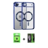 MARSİLYAN™- iPhone 17 Air Kılıf Nova Işık Özel Seri - Şeffaf 360 Full Body Arka Koruyucu + Raze Metal Kamera Lens - MI