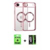 MARSİLYAN™- iPhone 17 Air Kılıf Nova Işık Özel Seri - Şeffaf 360 Full Body Arka Koruyucu + Raze Metal Kamera Lens - MI