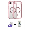 MARSİLYAN™- iPhone 17 Air Kılıf Nova Işık Özel Seri - Şeffaf Pasifik Cam Ekran Koruyucu + Bilvis Titan Kamera Lens - SH