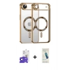 MARSİLYAN™- iPhone 17 Air Kılıf Nova Işık Özel Seri - Şeffaf Pasifik Cam Ekran Koruyucu + Bilvis Titan Kamera Lens - SH