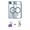 MARSİLYAN™- iPhone 17 Air Kılıf Nova Işık Özel Seri - Şeffaf Pasifik Cam Ekran Koruyucu + Bilvis Titan Kamera Lens - GD