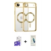 MARSİLYAN™- iPhone 17 Air Kılıf Nova Işık Özel Seri - Şeffaf Pasifik Cam Ekran Koruyucu + Bilvis Titan Kamera Lens - GD