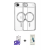 MARSİLYAN™- iPhone 17 Air Kılıf Nova Işık Özel Seri - Şeffaf Pasifik Cam Ekran Koruyucu + Bilvis Titan Kamera Lens - GD