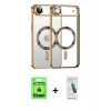 MARSİLYAN™- iPhone 17 Air Kılıf Nova Işık Özel Seri - Şeffaf Pasifik Cam Ekran Koruyucu + Raze Metal Kamera Lens - GD