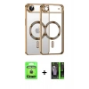 MARSİLYAN™- iPhone 17 Air Kılıf Nova Işık Özel Seri - Siyah 360 Mat Full Body Arka Koruyucu + Raze Metal Kamera Lens - GD