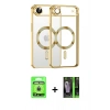 MARSİLYAN™- iPhone 17 Air Kılıf Nova Işık Özel Seri - Siyah 360 Mat Full Body Arka Koruyucu + Raze Metal Kamera Lens - GD