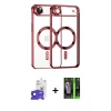 MARSİLYAN™- iPhone 17 Air Kılıf Nova Işık Özel Seri - Siyah 360 Mat Full Body Arka Koruyucu + Bilvis Titan Kamera Lens - LT