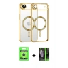 MARSİLYAN™- iPhone 17 Air Kılıf Nova Işık Özel Seri - Siyah 360 Mat Full Body Arka Koruyucu + Raze Metal Kamera Lens - MI